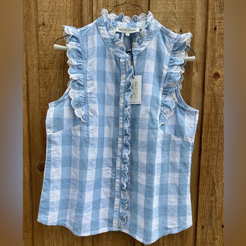 Melissa Newton SS Buff Plaid